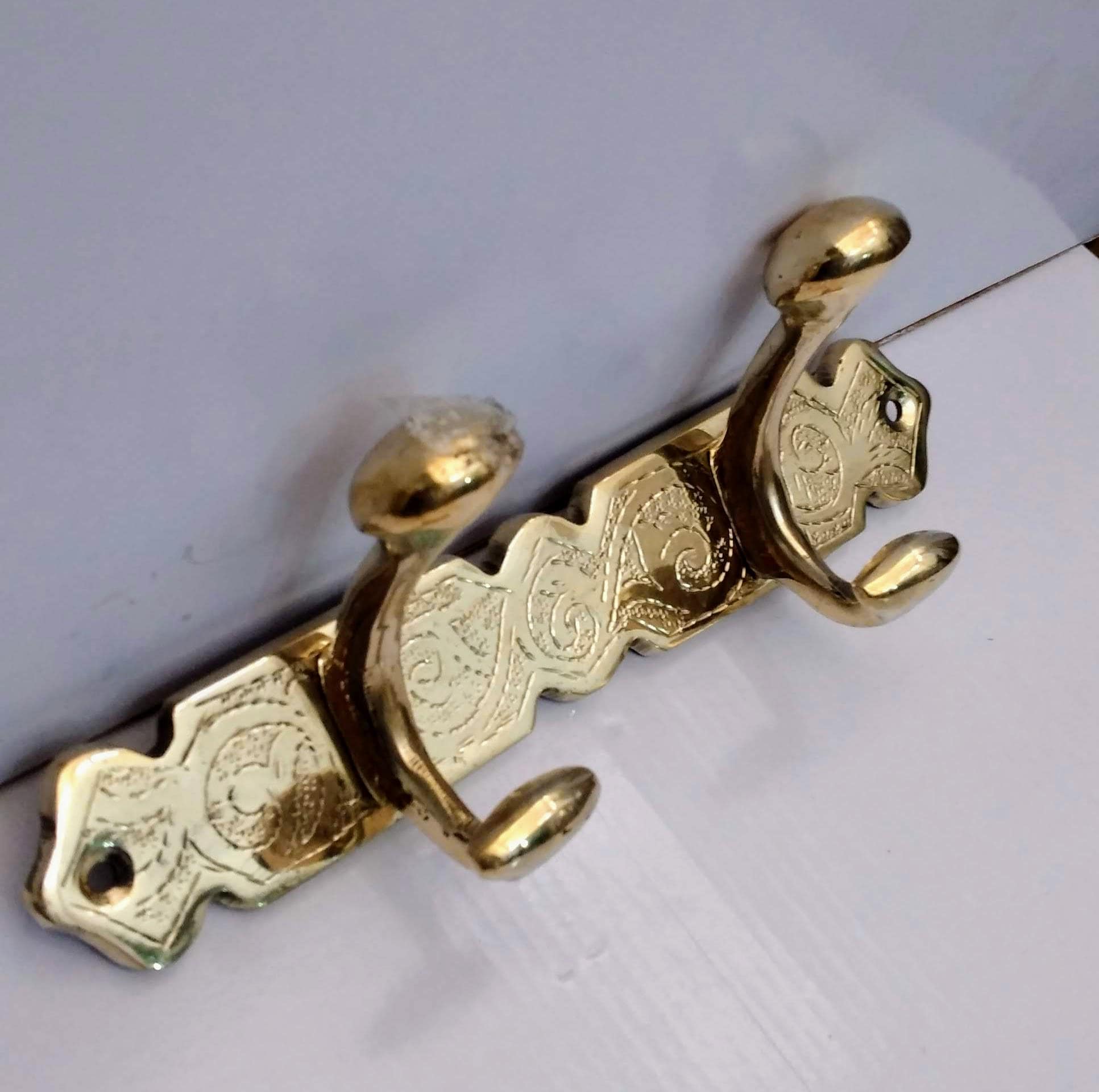 porte manteaux en cuivre marocain fait a la main  de salle de bain, crochet à serviettes en laiton, crochets à serviettes de salle de bains
