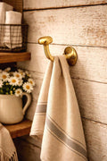 Unlacquered brass wall hook: coat and towel hook, handmade solid brass wall hooks, brass coat rack