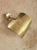 Hand Forged Hammered Brass Toilet Paper Holder, Brass Toilet Paper Roll Holder | Bathroom Wall Accessories