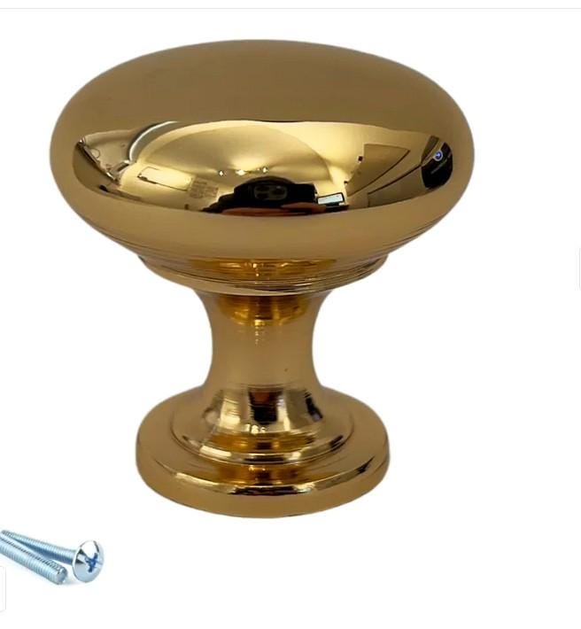 Bouton de meuble vintage en laiton non laqué | Bouton de tiroir rond en laiton brut massif | Quincaillerie de luxe pour meubles,par lots