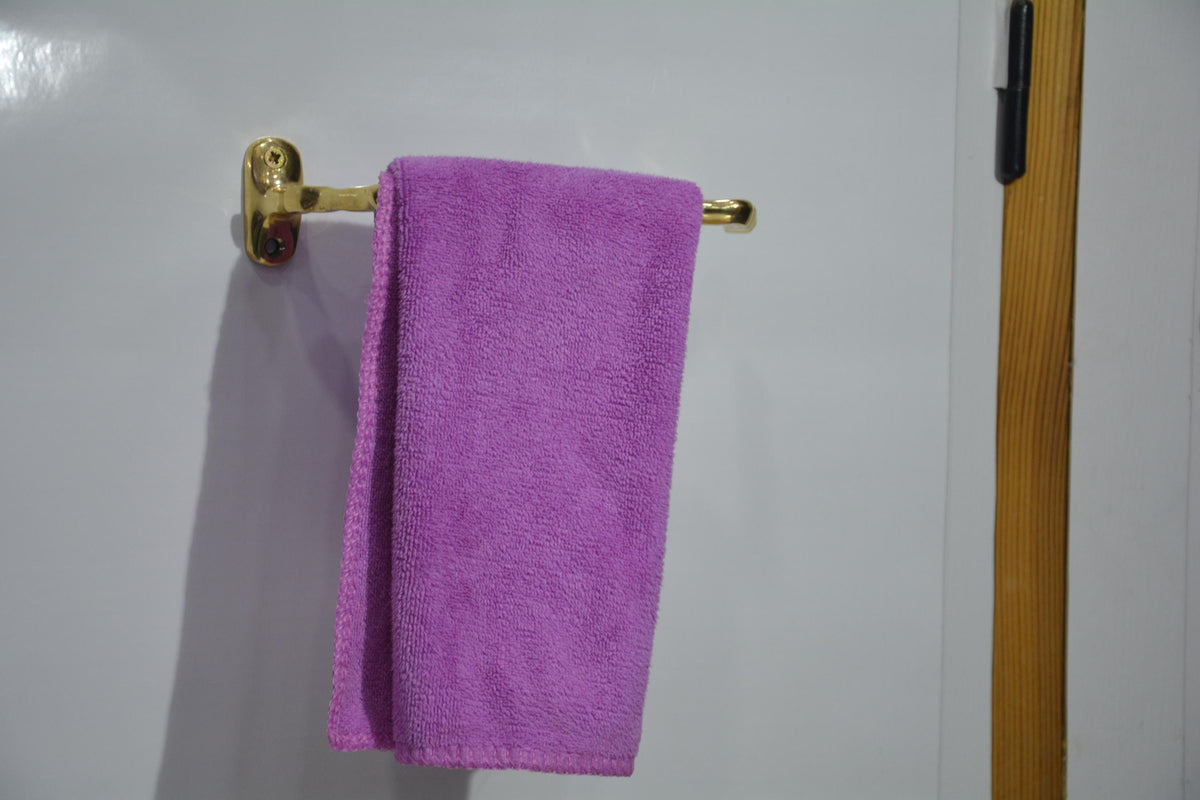Porte serviette en laiton fait main,support papier wc en laiton non laqué gravé dérouleur papier wc laiton