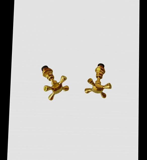 Tête de robinet en croix – lot de 2 -Style ancien – Fabrication artisanale