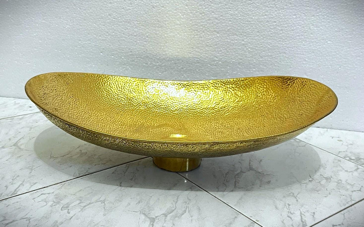 Vasque en laiton marocaine – Vasque à poser en laiton massif