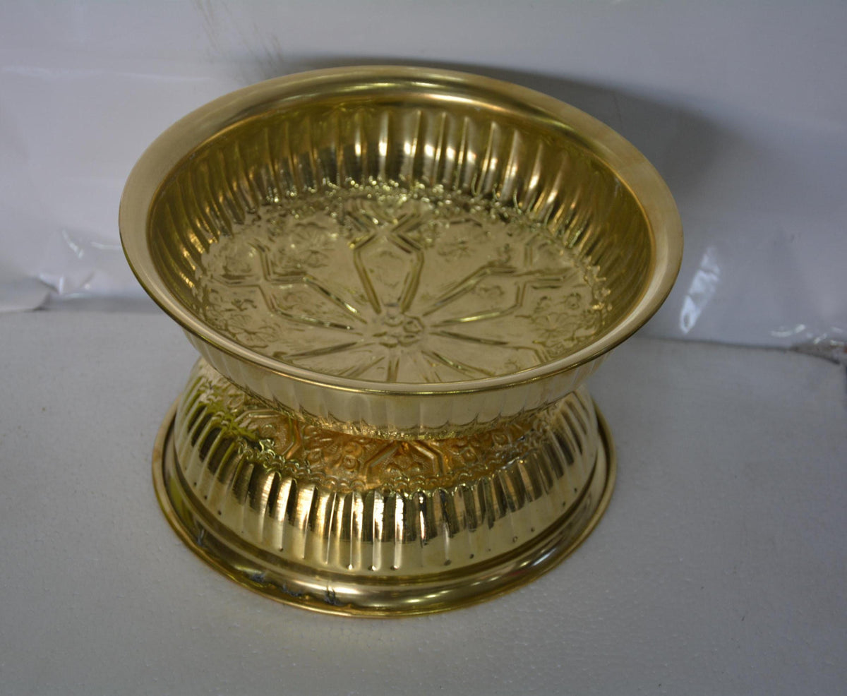 lot de 2 coupelle en laiton gravé fait main ,bol à hamam en cuivre marocain