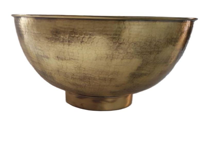 vasque marocaine en laiton massif martelé non laqué ,Lavabo fabriqué à la main en laiton non laqué, évier en laiton à poser