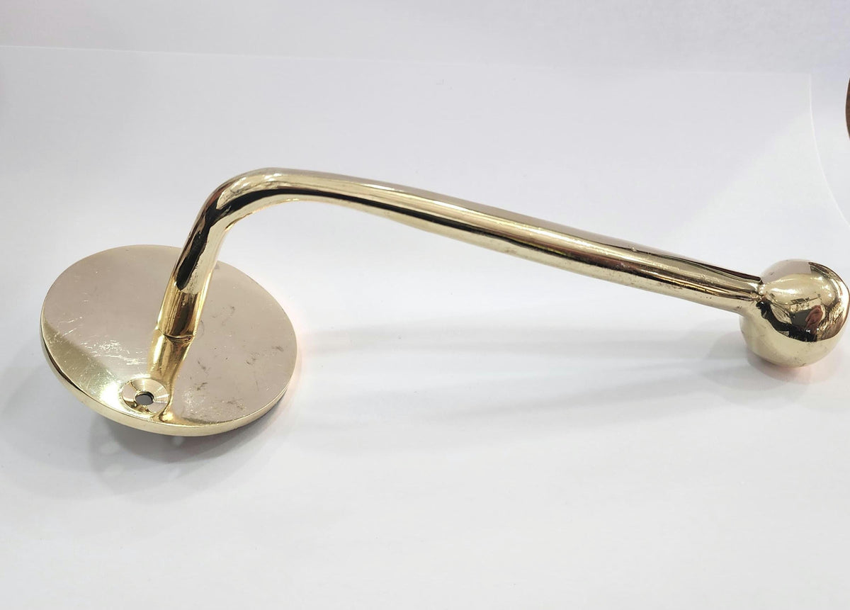 Unlacquered solid brass toilet paper holder for bathroom, copper toilet paper holder