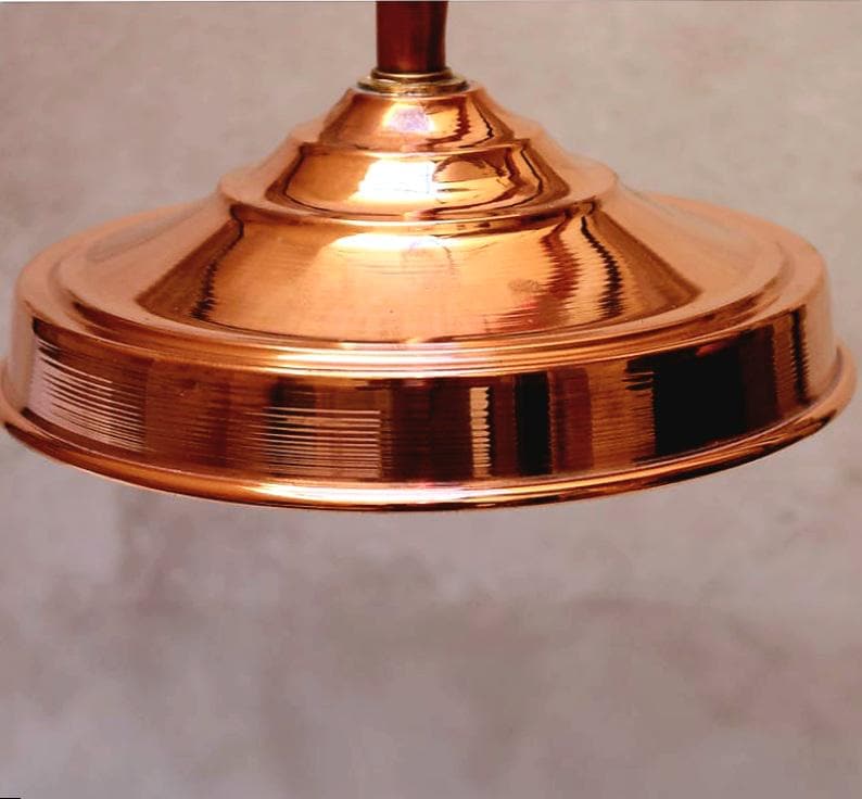 Handcrafted Copper Outdoor Shower Head – rain effect hand shower -Garden & patio shower